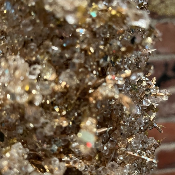 Rachel Zoe gold sparkly Christmas trees. One is 30 inches. The smaller one is 18 - Picture 16 of 16